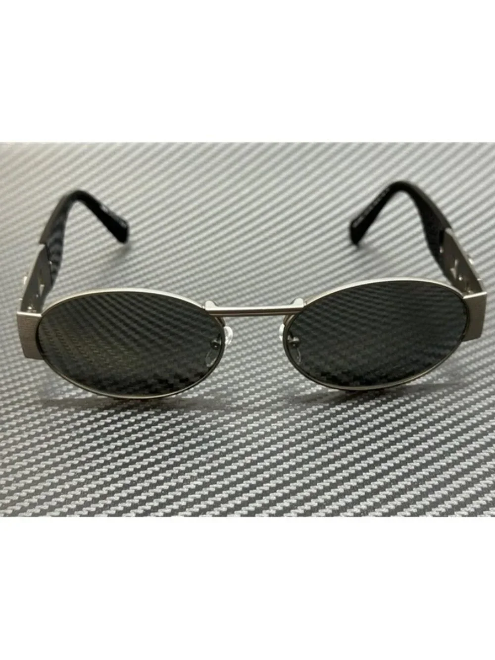New Versace Men Matte Gunmetal Sunglasses 56-18-140